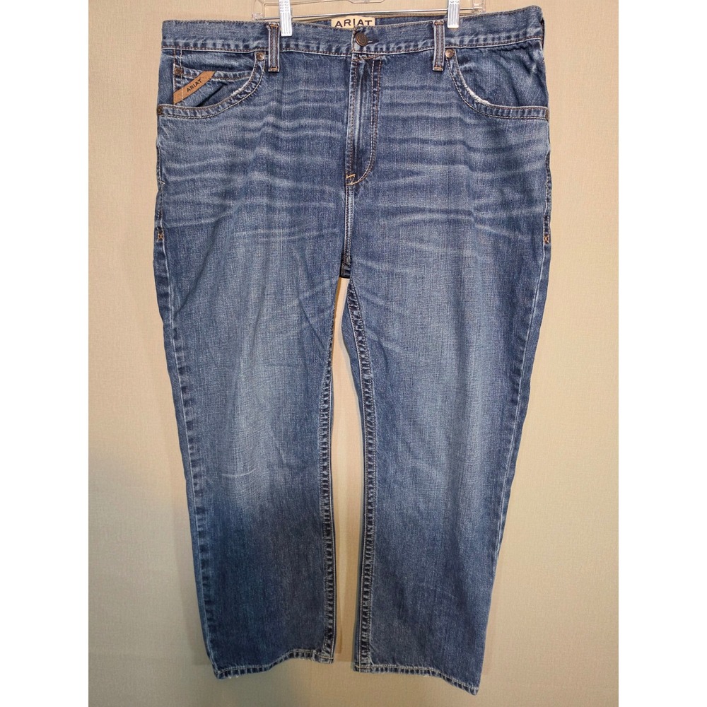 Ariat M5 Straight Fit Straight Leg Jeans Mens 44x30 Medium Wash Blue Denim